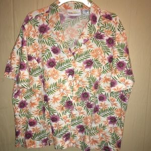 Floral Print button down shirt